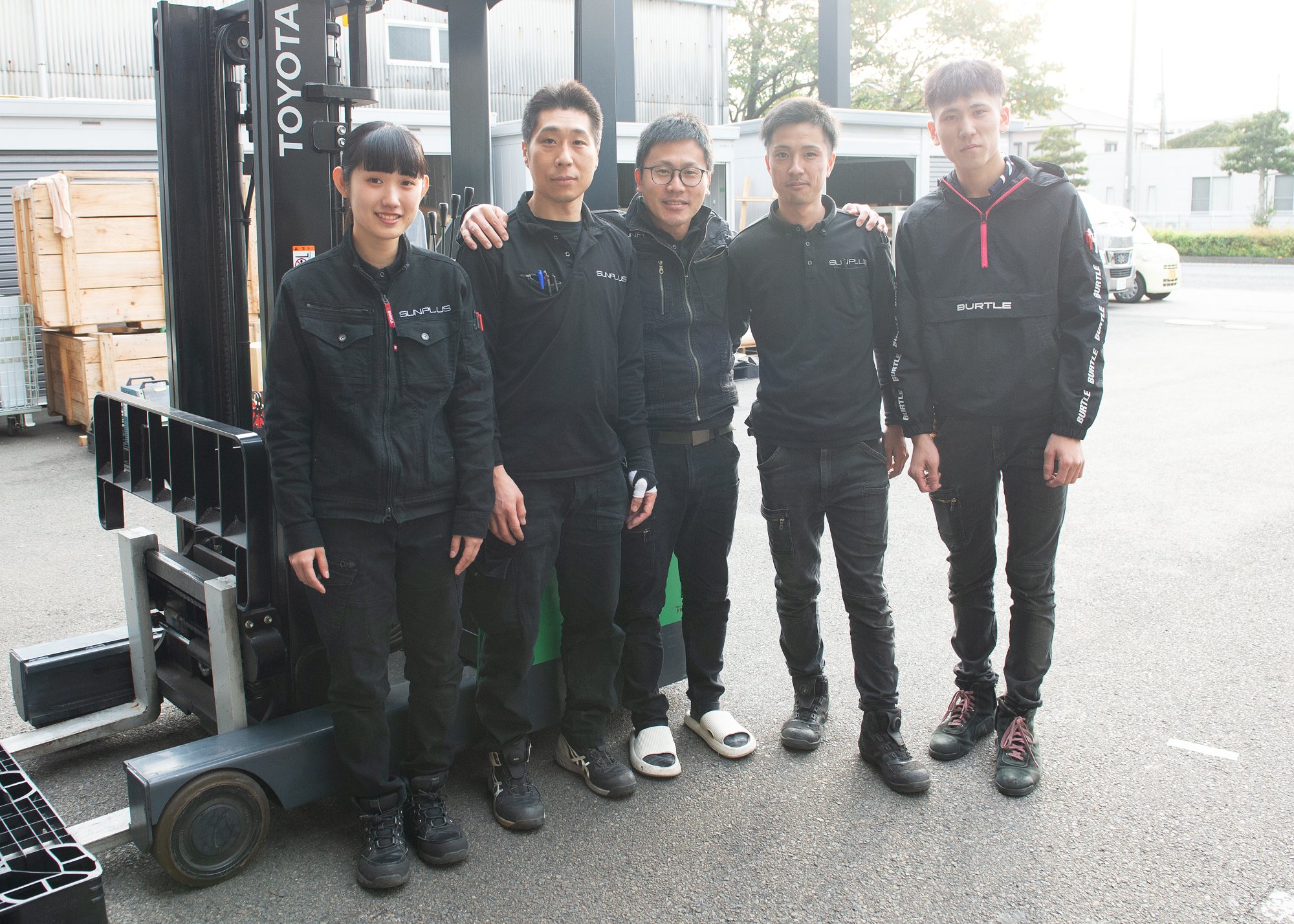 サンプラスのスタッフ